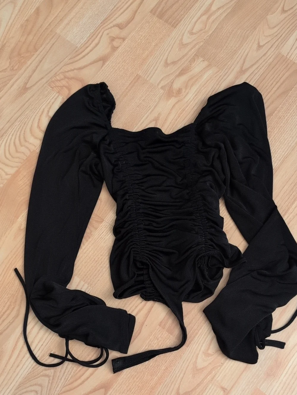 Free People Intimately Meant To Be Black Bodysuit Size XS